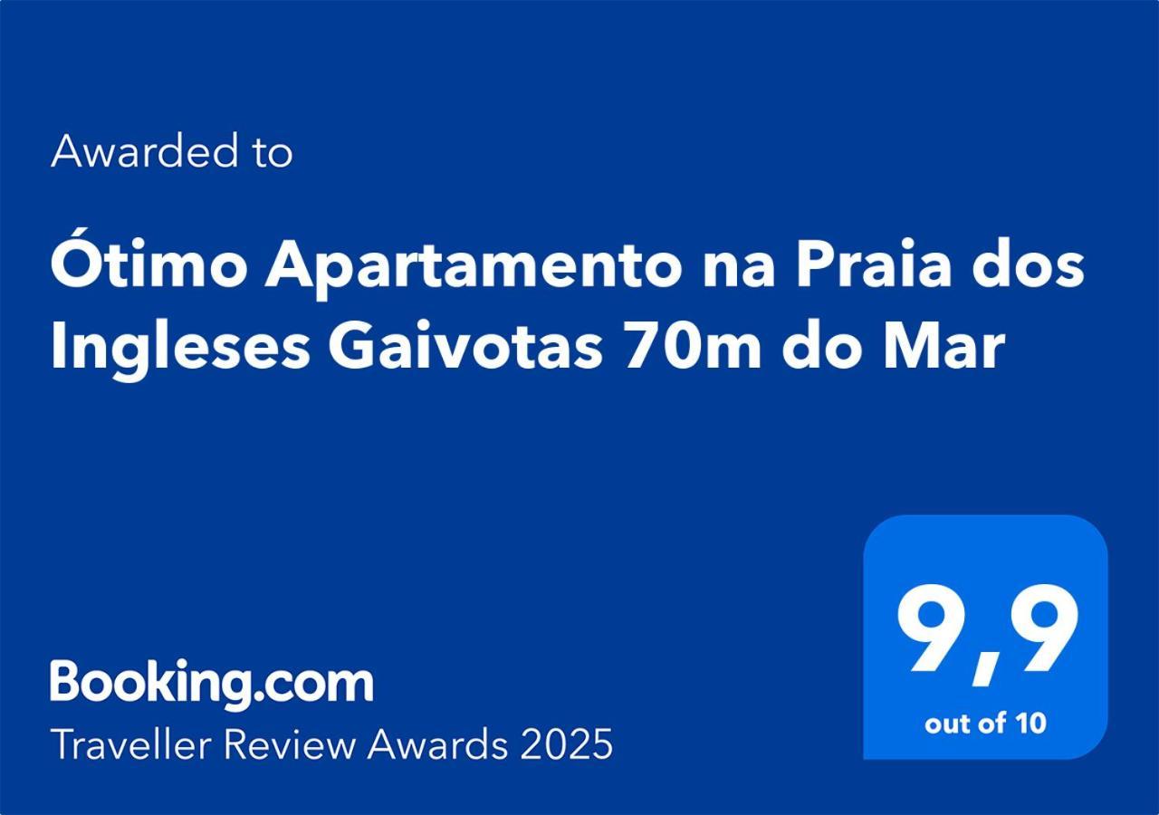 Otimo Apartamento Na Praia Dos Ingleses Gaivotas 70M Do Mar Florianópolis Dış mekan fotoğraf